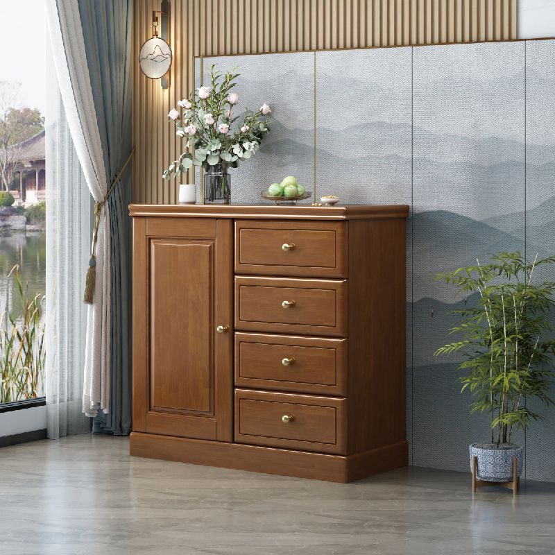 Rubberwood Accent Cabinett with 1 Door 15.74" Wide Modern Side Cabinet Clearhalo 'Cabinets & Chests' 'cabinets_chests' 'furn' 'furn_cabinets_chests' 'Furniture' 'Living Room Furniture' 1200x1200_59a569e4-2a29-4292-bb9b-db0bda6b9187