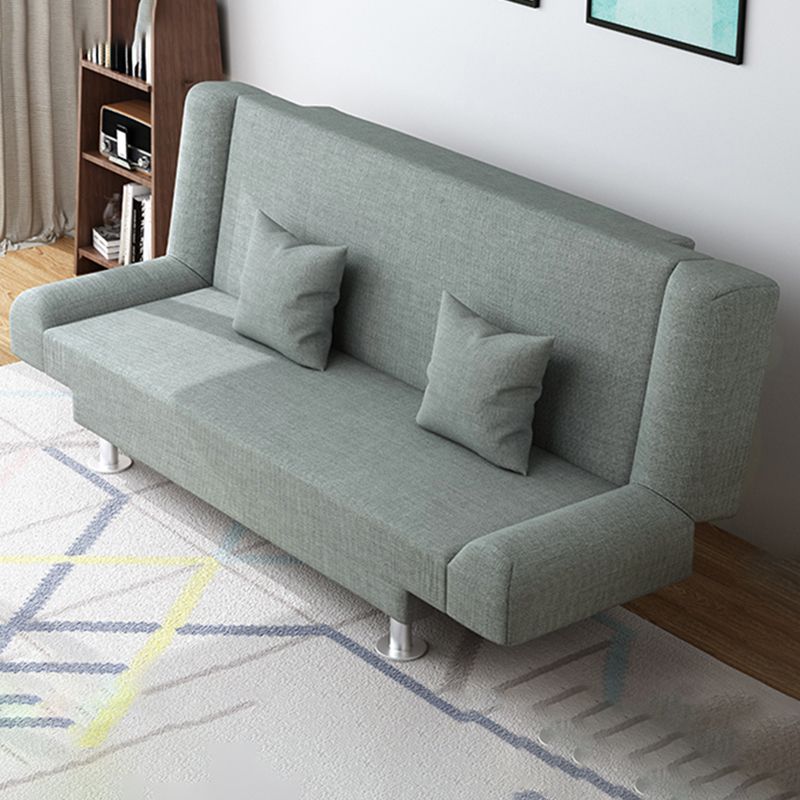 Cotton Blend 23"W Back Sofa Modern Armless Couch for Living Room Clearhalo 'furn' 'furn_sofas' 'Furniture' 'furniture_sofas' 'kitchen' 'kitchen_sofas' 'Living Room Furniture' 'Sofa' 'sofas' 1200x1200_59a5ce12-2227-43ab-9540-6b1038eabe47
