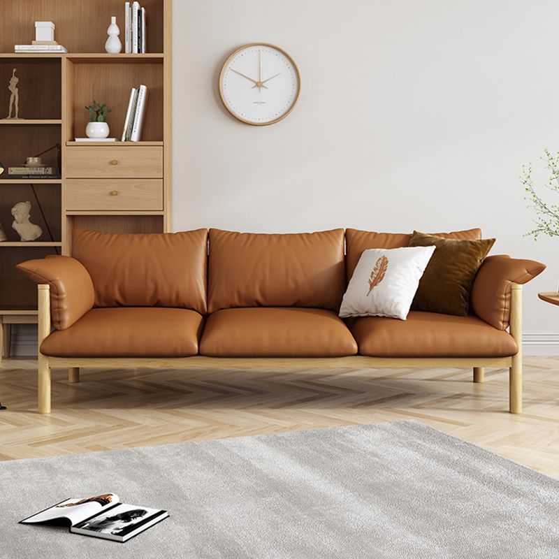 Faux Leather Stain Resistant Contemporary Standard Sofa Couch Clearhalo 'furn' 'furn_sofas' 'Furniture' 'Living Room Furniture' 'Sofa' 'sofas' 1200x1200_59a61be9-6d7f-4d74-9e93-724d7510ea93