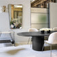 Contemporary Style Furniture Oval Double Pedestal Dining Site Table for Home Clearhalo ' dining_table' 'Dining Tables & Seating' 'Dining Tables' 'furn' 'furn_dining_table' 'Furniture' 'furniture_dining_table' 'Kitchen & Dining Furniture' 'kitchen&dining_furn' 'kitchen' 'kitchen_dining_table' 1200x1200_59a99d50-ae1d-4c98-9ddc-1f254367c288
