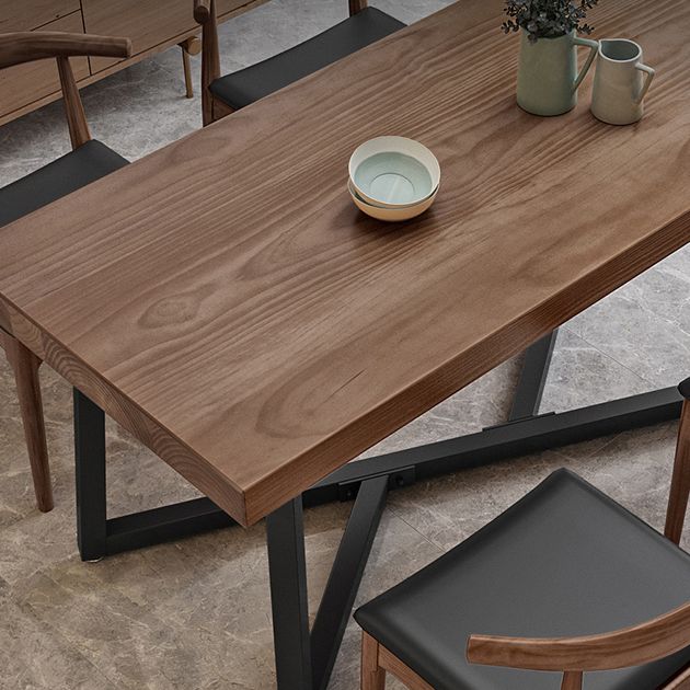 Modern 1/2/5 Pieces Dining Set Solid Wood Dining Table Set for Home Use Clearhalo 'Dining Room Sets' 'Dining Tables & Seating' 'dining_room_set' 'furn' 'furn_dining_room_set' 'Furniture' 'furniture_dining_room_set' 'Kitchen & Dining Furniture' 1200x1200_59aac231-c821-42a8-8c91-3ead2dafaaeb