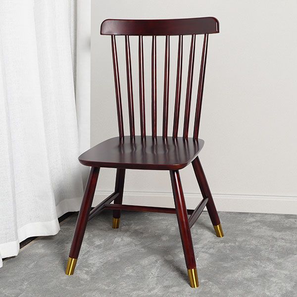 Contemporary Wood Chair Windsor Back Side Chair in Matte Finish for Home Clearhalo 'Dining Chairs' 'Dining Tables & Seating' 'dining_chair' 'furn' 'furn_dining_chair' 'Furniture' 'Kitchen & Dining Furniture' 1200x1200_59abb2a3-a42f-4940-9803-b2e3bcafd013