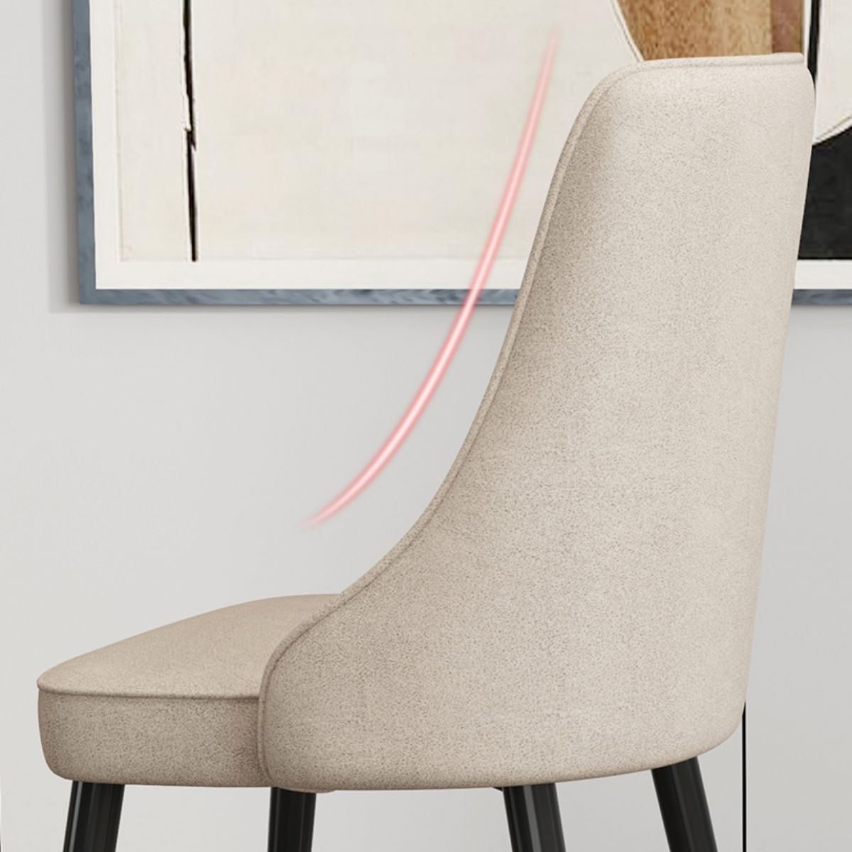 Fabric Dining Side Chair Modern Parsons Armless Chair for Dining Room Clearhalo 'Dining Chairs' 'Dining Tables & Seating' 'dining_chair' 'furn' 'furn_dining_chair' 'Furniture' 'Kitchen & Dining Furniture' 1200x1200_59ad377d-822c-4f46-a9a9-7efc6c08bc08