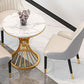 Traditional Luxury Dining Table Sintered Stone Top Dining Table with Gold Frame Clearhalo 'Dining Tables & Seating' 'Dining Tables' 'dining_table' 'furn' 'furn_dining_table' 'Furniture' 'furniture_dining_table' 'Kitchen & Dining Furniture' 'kitchen' 'kitchen_dining_table' 1200x1200_59ae2f4d-c326-49b4-9eee-59d21973511c