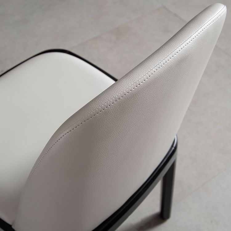 Industrial Style Solid Wood Dining Side Chair Leather Side Chair for Dining Room Clearhalo ' kitchen&dining_furn' 'Dining Chairs' 'Dining Tables & Seating' 'dining_chair' 'furn' 'furn_dining_chair' 'Furniture' 'furniture_dining_chair' 'Kitchen & Dining Furniture' 'kitchen' 1200x1200_59aee879-d02d-4f12-8904-ae8b746547bc