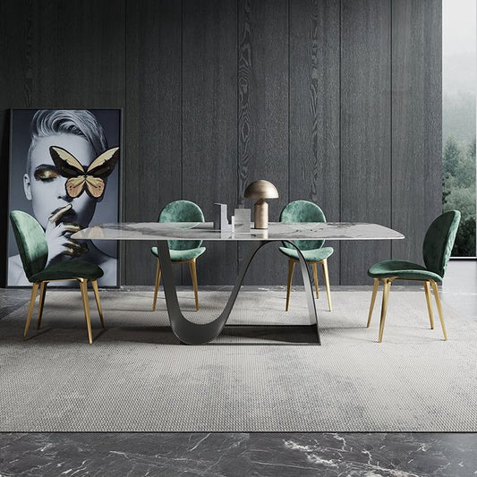 1/4/5/7 Pieces Dining Set Rectangle White Dining Table Set for Home Use Clearhalo 'Dining Room Sets' 'Dining Tables & Seating' 'dining_room_set' 'furn' 'furn_dining_room_set' 'Furniture' 'furniture_dining_room_set' 'Kitchen & Dining Furniture' 1200x1200_59b12f94-7278-4a5d-9e74-9756d03d12b9