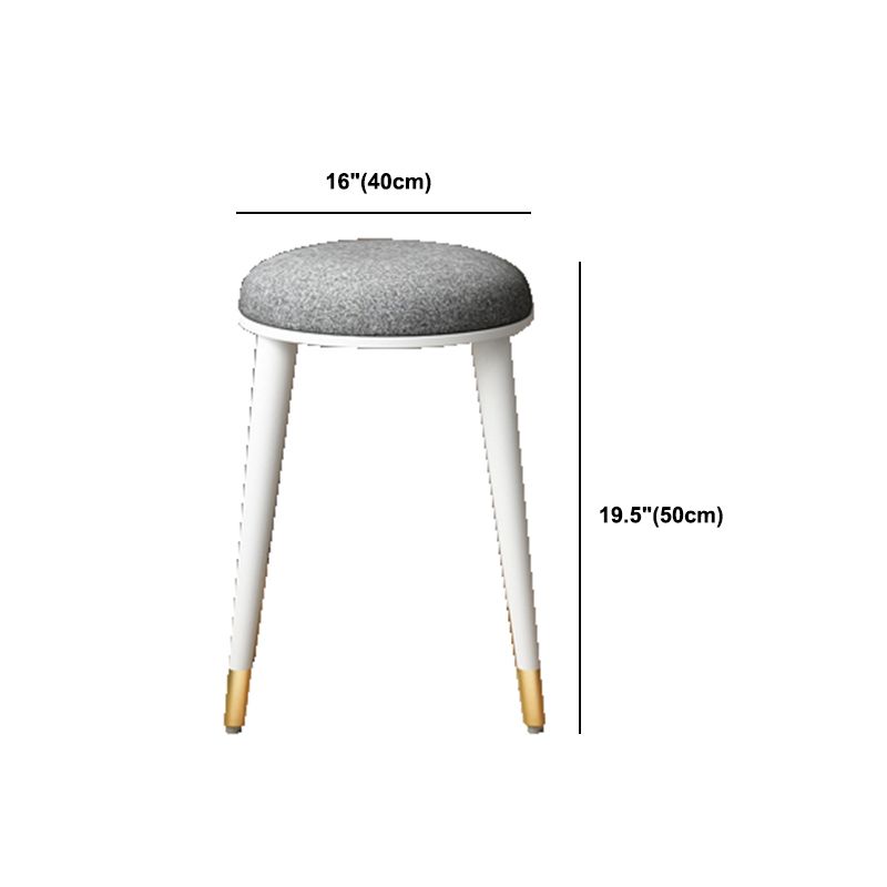 Moderno vanità in legno set con sgabello per soggiorno 31,5 "alti