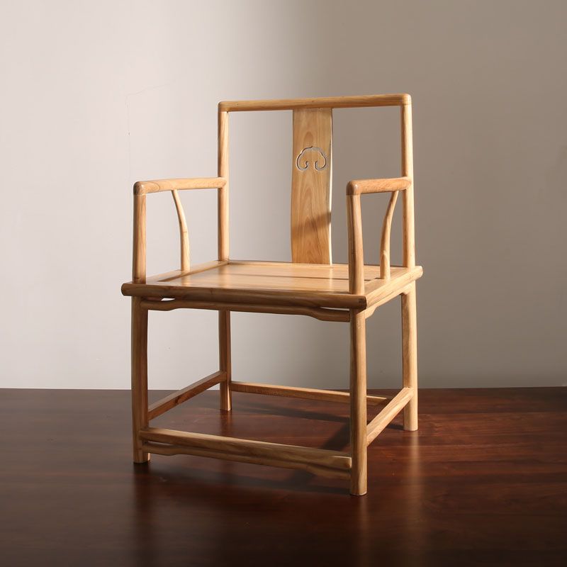 Traditional Style Dining Chairs Dining Arm Side Chair with Wooden Legs Clearhalo 'Dining Chairs' 'Dining Tables & Seating' 'dining_chair' 'furn' 'furn_dining_chair' 'Furniture' 'Kitchen & Dining Furniture' 1200x1200_59b3cb76-1a52-4421-82ba-bbc46af3cca2