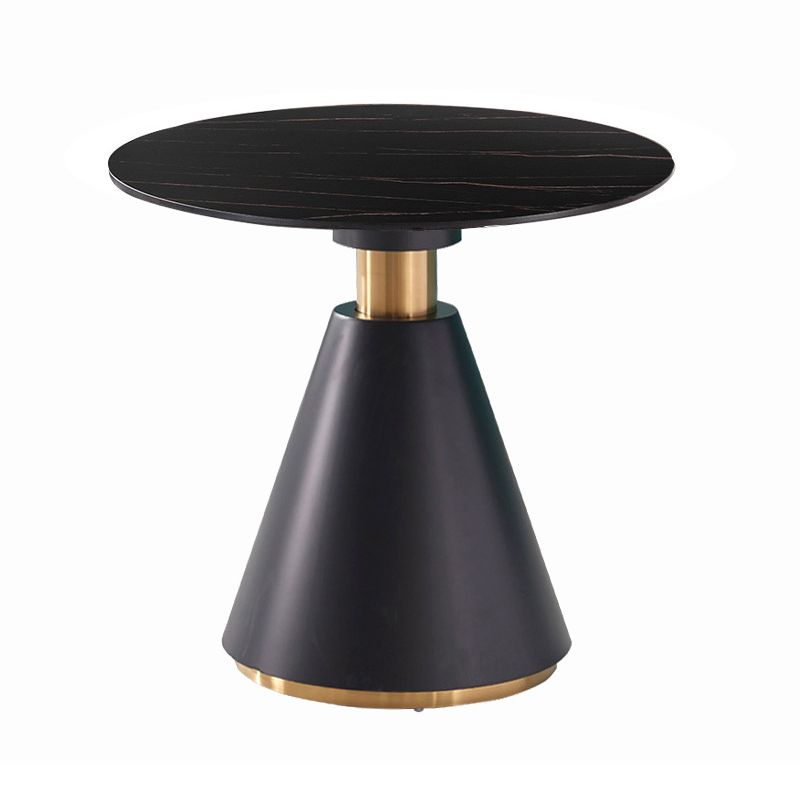 Metal Traditional Luxury Round Table Pedestal Dining Table for Dining Room Clearhalo 'Dining Tables & Seating' 'Dining Tables' 'dining_table' 'furn' 'furn_dining_table' 'Furniture' 'Kitchen & Dining Furniture' 1200x1200_59b78e2e-ce82-45f8-8032-f7a44dbe38b2