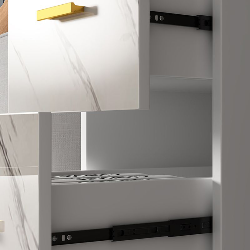 Solid Wood End Table 23.6" Tall 2-Drawer Side Table in Grey Clearhalo 'Coffee & Accent Tables' 'End & Side Tables' 'end_side_table' 'end_side_tables' 'furn' 'furn_end_side_tables' 'Furniture' 'furniture_end_side_table' 'Living Room Furniture' 1200x1200_59b8c2f8-12ae-4f6c-8a26-972dddd9cf27