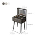 Glam Mirrored Glass Vanity Desk 3 Drawer Vanity Dressing Table Clearhalo 'Bedroom Furniture' 'furn' 'furn_makeup_vanities' 'Furniture' 'Makeup Vanities' 'makeup_vanities' 1200x1200_59ba2c2c-16e3-452e-b1b7-8b2509090807