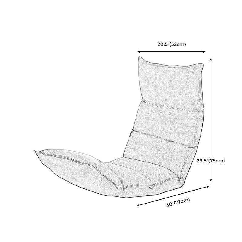 Linen Convertible Chair Cushion Back Modern Chair for Living Room Clearhalo 'Accent Chairs' 'accent_chairs' 'Chairs & Seating' 'furn' 'furn_accent_chairs' 'Furniture' 'furniture_accent_chairs' 'Living Room Furniture' 1200x1200_59bc66be-2374-431c-90c8-12cc91857eea