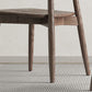 Silla lateral de estilo moderno de madera silla de comedor de espalda abierta para cocina