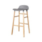 Modern Counter Bar Stool Armless Plastic Indoor Bar Stool with Footrest and Wood Base Clearhalo 'Bar Furniture' 'Bar Stools' 'bar_stools' 'furn' 'furn_bar_stools' 'furniture_bar_stools' 'Kitchen & Dining Furniture' 'kitchen&dining_furn' 'kitchen' 'kitchen_furn' Furniture' 1200x1200_59bdbb07-09e0-47e2-8735-7eac53fe589b