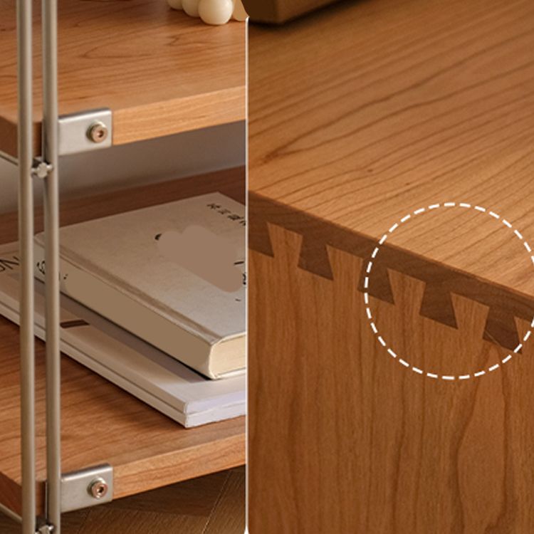 Industrial Accent Cabinet with 2 Shelves and 1 Door in Solid Wood Clearhalo 'Cabinets & Chests' 'cabinets_chests' 'furn' 'furn_cabinets_chests' 'Furniture' 'Living Room Furniture' 1200x1200_59c2e4a0-942a-4db9-8efb-32e0b517db39