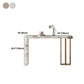 Indoor Double Pedestal Bar Height Table Contemporary Stone Rectangle Pub Table Clearhalo 'Bar Furniture' 'Bar Tables' 'bar_tables' 'furn' 'furn_bar_tables' 'Furniture' 'furniture_bar_tables' 'Kitchen & Dining Furniture' 1200x1200_59c46be6-3bbf-4cf5-b1fe-94e53e080154