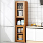 Contemporary Closed Back Bookcase Bamboo Vertical Bookshelf with Doors Clearhalo 'Bookcases' 'furn' 'furn_bookcases' 'Furniture' 'Office Furniture' 1200x1200_59c6a8da-cd64-4ce3-9918-147f33c86e99