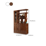 Contemporary 78.74" H Cabinet Solid Wood Accent Cabinet with Drawers and doors Clearhalo 'Cabinets & Chests' 'cabinets_chests' 'furn' 'furn_cabinets_chests' 'Furniture' 'Living Room Furniture' 1200x1200_59c800b1-21e4-4d14-8ee5-a433628d49fd