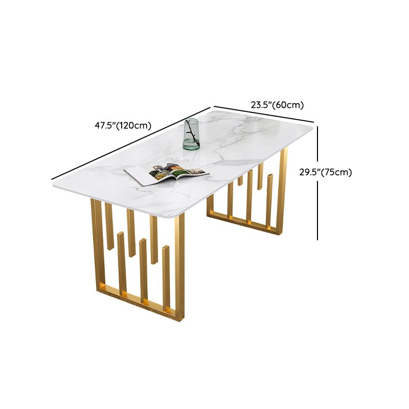 Mesa de comedor de piedra rectangular nórdico 1/2/5/7 piezas de comedor para comedor