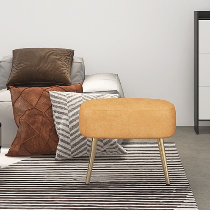 Solid Color Leather Standard Stool Modern Style Simple Household Rectangular Stool Clearhalo 'furn' 'furn_ottomans_poufs' 'Furniture' 'Living Room Furniture' 'Ottomans & Poufs' 'ottomans_poufs' 1200x1200_59ca51b9-5f80-40d6-82be-4c200855196d