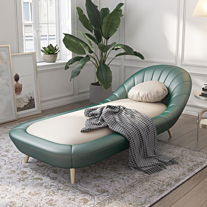 Modern Armless Chaise Lounge Faux Leather Chaise Lounge Sofa Clearhalo 'Chairs & Seating' 'Chaise Lounge' 'chaise_lounge' 'furn' 'furn_chaise_lounge' 'Furniture' 'Living Room Furniture' 1200x1200_59cbf9cf-45e0-4194-8a10-e8f600e76c54