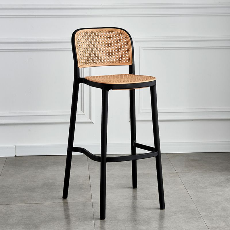 Modern Backrest Bar Chair Home Balcony Faux Leather Counter Chair Stool Clearhalo 'Bar Furniture' 'Bar Stools' 'bar_stools' 'furn' 'furn_bar_stools' 'furniture_bar_stools' 'Kitchen & Dining Furniture' 'kitchen&dining_furn' 'kitchen' 'kitchen_furn' Furniture' 1200x1200_59cce508-57c9-4f46-97f7-c82aafe95a3e