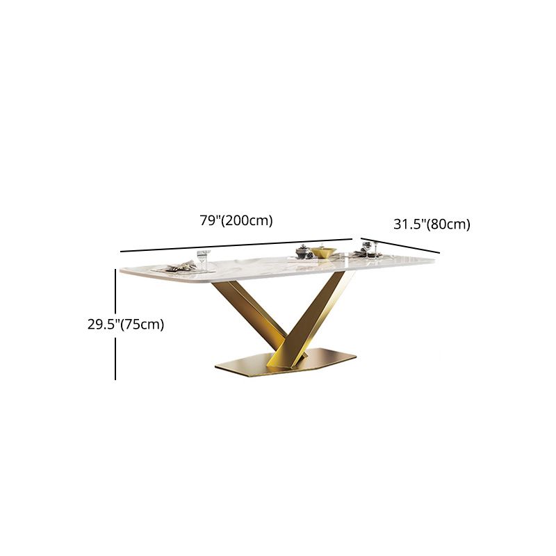 Nordic Glam 1/2/3/4/5/7 Pieces Dining Set Sintered Stone Dining Table Set for Kitchen Clearhalo 'Dining Room Sets' 'Dining Tables & Seating' 'dining_room_set' 'furn' 'furn_dining_room_set' 'Furniture' 'furniture_dining_room_set' 'Kitchen & Dining Furniture' 1200x1200_59cce927-379c-426f-bfac-f7cd8ca662f0
