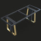Luxury Sintered Stone Dining Table Rectangle Kitchen Table with Double Pedestal Clearhalo ' dining_table' 'Dining Tables & Seating' 'Dining Tables' 'furn' 'furn_dining_table' 'Furniture' 'furniture_dining_table' 'Kitchen & Dining Furniture' 'kitchen&dining_furn' 'kitchen' 'kitchen_dining_table' 1200x1200_59cdf75b-94d2-47e7-8b6d-a29a249ac7df