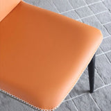 Contemporary Chair Faux Leather Dining Room Wingback Parsons Chair Clearhalo 'Dining Chairs' 'Dining Tables & Seating' 'dining_chair' 'furn' 'furn_dining_chair' 'Furniture' 'Kitchen & Dining Furniture' 1200x1200_59cf542d-f452-4855-9a6b-d1a81bf5f4d7