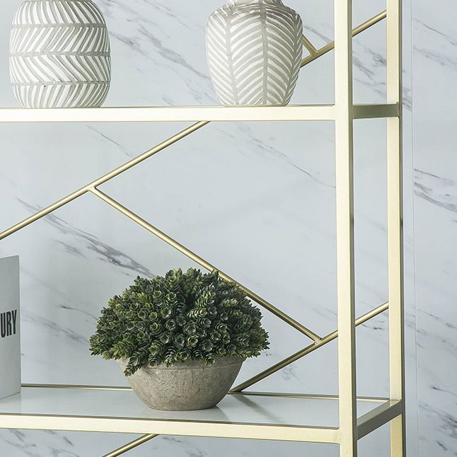 Modern Bookshelf Metal Open Shelf Bookcase with Cabinets for Home Office Clearhalo 'Bookcases' 'furn' 'furn_bookcases' 'Furniture' 'Office Furniture' 1200x1200_59d06995-c617-4b99-9bfa-aee07b285789