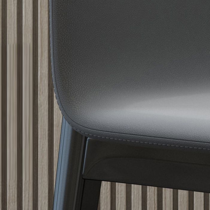 Upholstered Industrial Living Room Side Chair Matte Finish Solid Back Dining Chair (Set of 2) Clearhalo ' kitchen&dining_furn' 'Dining Chairs' 'Dining Tables & Seating' 'dining_chair' 'furn' 'furn_dining_chair' 'Furniture' 'furniture_dining_chair' 'Kitchen & Dining Furniture' 'kitchen' 1200x1200_59d1e6de-e10f-4d63-a186-6994558f732f