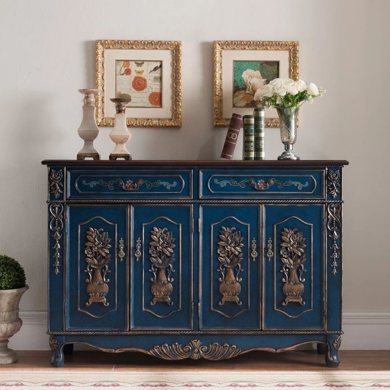 Distressed Wood Industrial Storage Cabinet, Solid Wood Rectangle Cabinet Clearhalo 'Cabinets & Chests' 'cabinets_chests' 'furn' 'furn_cabinets_chests' 'Furniture' 'Living Room Furniture' 1200x1200_59d330c5-c425-4cc9-ae21-755110046ed9