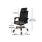 Ergonomischer gepolsterter Aufgabe Vorsitzender moderner Home Office Chair mit Rädern