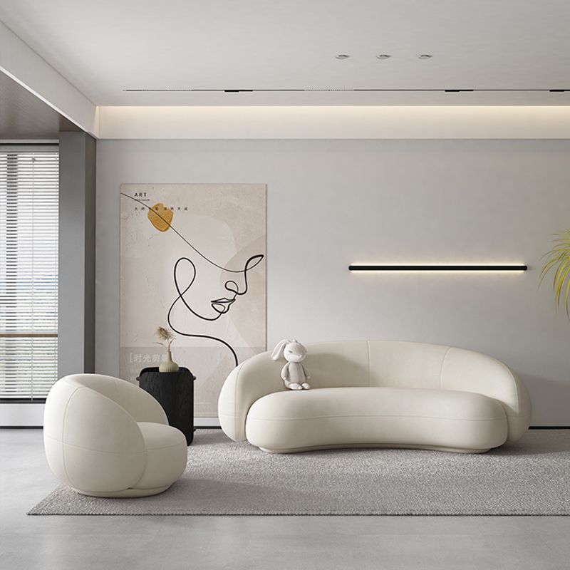 Sofá de brazo de pendiente de terciopelo contemporáneo de 23.62 "para sala de estar para sala de estar