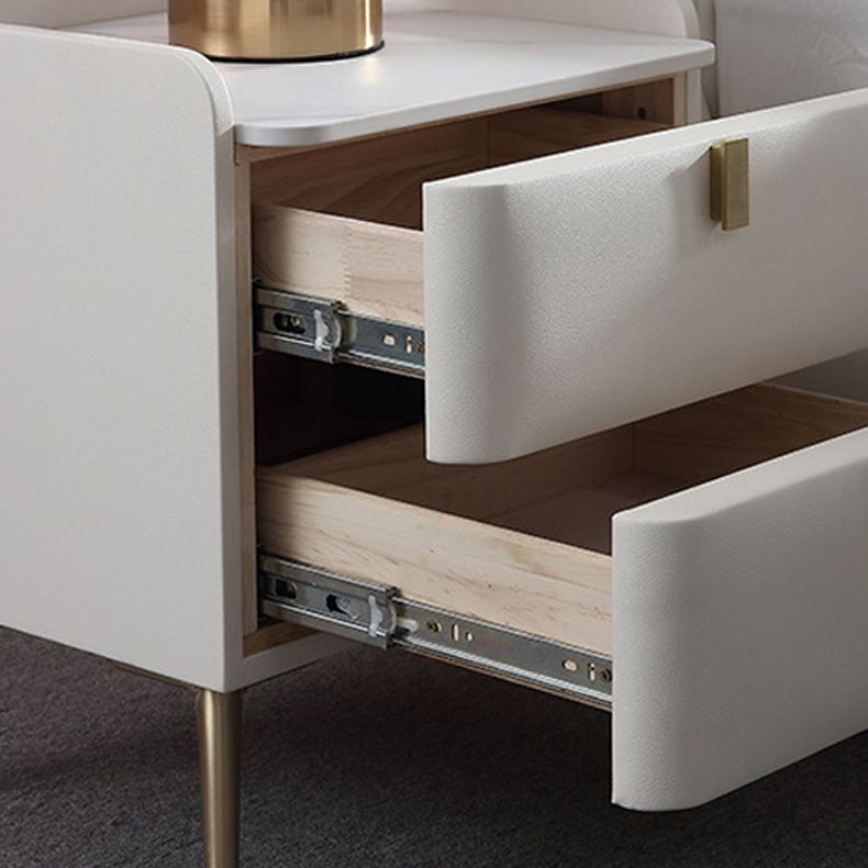 19.69" Tall 2-drawer Bedside Cabinet Legs Included Solid Wood Night Table Clearhalo 'Bedroom Furniture' 'furn' 'furn_night_stand' 'Furniture' 'night_stand' 'Nightstands' 1200x1200_59d75d96-2d64-4dd7-82ce-76cc3ebcb8df