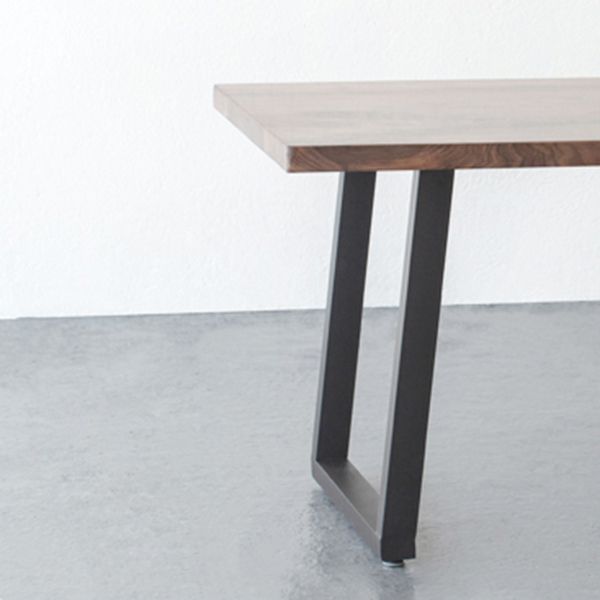 Rectangle Industrial Style Dining Table Wood Fixed Table with Solid Wood Clearhalo ' dining_table' 'Dining Tables & Seating' 'Dining Tables' 'furn' 'furn_dining_table' 'Furniture' 'furniture_dining_table' 'Kitchen & Dining Furniture' 'kitchen&dining_furn' 'kitchen' 'kitchen_dining_table' 1200x1200_59d885b7-f815-4335-8f72-06c2cecc8de9
