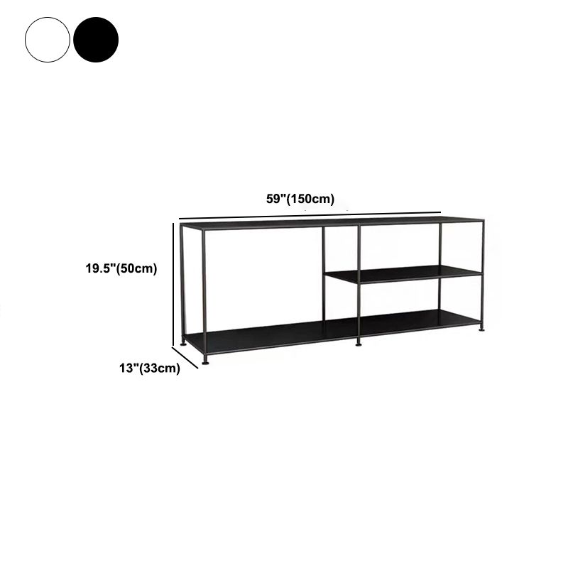 12.99 "W TV Stand Open Storage Industrial Style Console