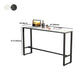 Indoor Event and Cocktail Table Industrial Marble Footrest Bar Height Table Clearhalo 'Bar Furniture' 'Bar Tables' 'bar_tables' 'furn' 'furn_bar_tables' 'Furniture' 'furniture_bar_tables' 'Kitchen & Dining Furniture' 1200x1200_59dca5f9-c5d6-46b8-8251-2a67b2387f69