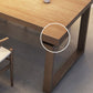 Ensemble de salle à manger moderne 1/2/5 pièces, Table à manger rectangulaire en bois de pin pour cuisine et salle à manger