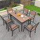 Modern Style Rectangle Table Set 1/2/5/7 Pieces Dining Set for Home