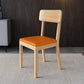 Chaise de salle à manger en bois contemporain ouvert meubles côté salle à manger en finition mate pour la maison