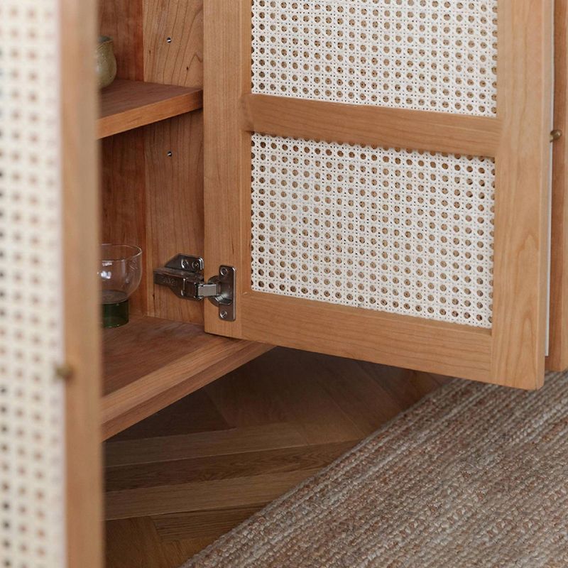 Tavolo da sideboard contemporaneo in legno massiccio a 4 porte a buffet