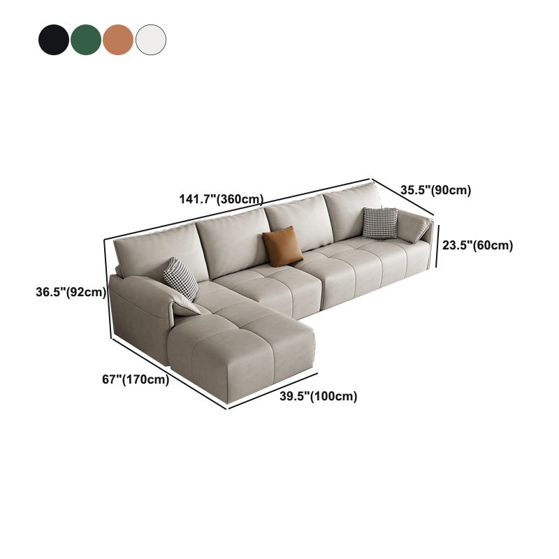 Braccio cuscino contemporaneo fux in pelle frotta cuscini di divano