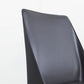 Contemporary Design Armless Side Chairs Leather Solid Back Dining Side Chair