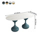Oval Sintered Stone Table for Restaurant Modern Dining Table with Double Pedestal Base Clearhalo ' dining_table' 'Dining Tables & Seating' 'Dining Tables' 'furn' 'furn_dining_table' 'Furniture' 'furniture_dining_table' 'Kitchen & Dining Furniture' 'kitchen&dining_furn' 'kitchen' 'kitchen_dining_table' 1200x1200_59e73f52-3aa8-40e5-a635-1bee58a714b4
