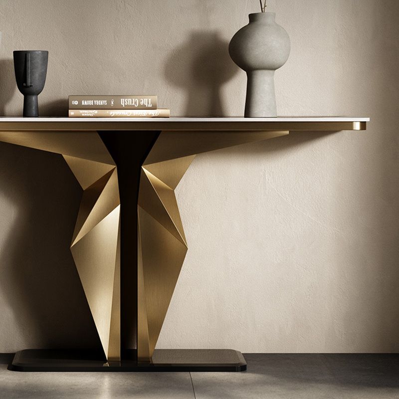 Tavolino console rettangolare glam tavolo di divano console per sala