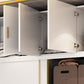 White Engineered Wood Wardrobe Cabinet Contemporary Wardrobe Armoire