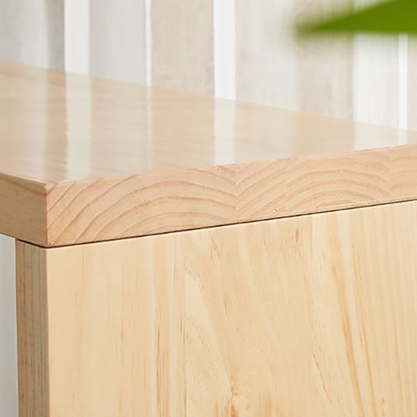 Rectangle Bar Dining Table Wood Contemporary Bar Table with Sled Base Clearhalo 'Bar Furniture' 'Bar Tables' 'bar_tables' 'furn' 'furn_bar_tables' 'Furniture' 'furniture_bar_tables' 'Kitchen & Dining Furniture' 1200x1200_59eaa07b-5f63-41e1-8506-8503f6852c81
