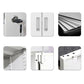 Modern Style Metal Wardrobe White Colour Wardrobe Closet for Home