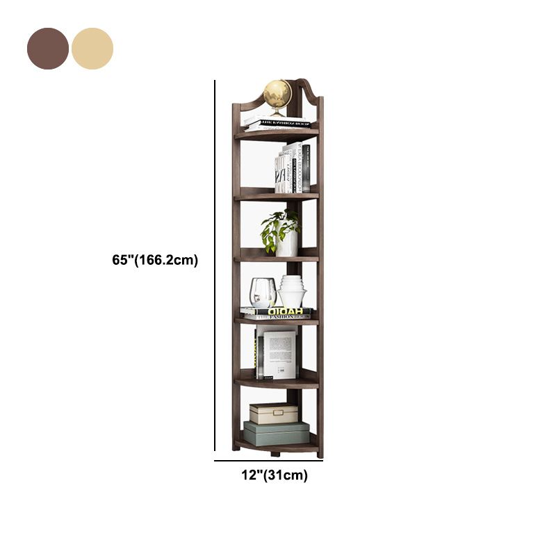 Modern Style Bookshelf Solid Wood Open Back Bookcase for Home Clearhalo 'Bookcases' 'Furniture' 'furniture_bookcases' 'Office Furniture' 1200x1200_59eb855f-eafe-4bfa-83ab-9d3ee00777e0